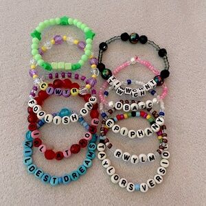 10 Pack of Taylor Swift Bracelets